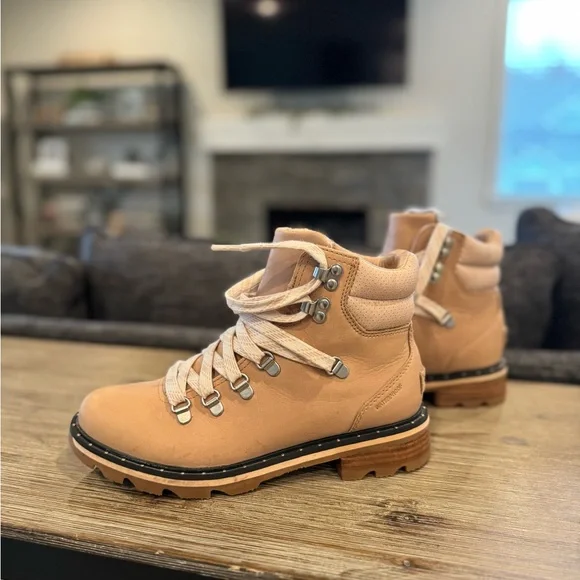 Sorel Tan Lace Up Boots - Picture 6 of 6